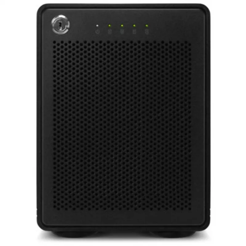 ThunderBay 4 - RAID 5 (nero, box di archiviazione a 4 vani con doppia porta Thunderbolt 3)