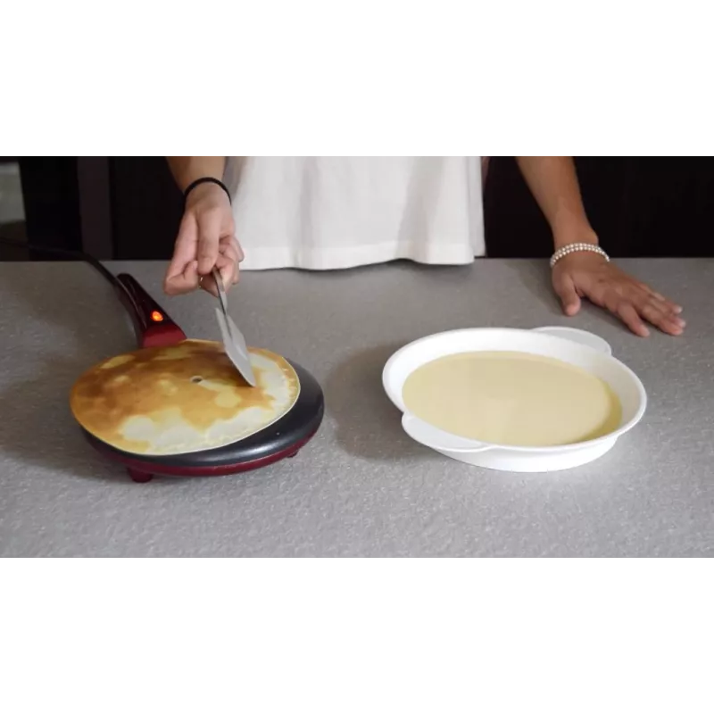 Macchina per crêpe Beper BT.710Y – preparatore elettrico di pancake, piastra antiaderente