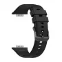 Cinturino in silicone FIXED per Huawei Watch Fit 2 – nero, cinturino di ricambio morbido e flessibile