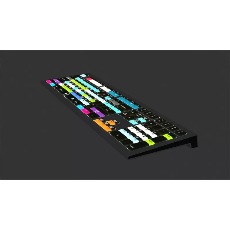 Logickeyboard Avid Media Composer Astra 2 tastiera universale USB QWERTY tedesco grigio