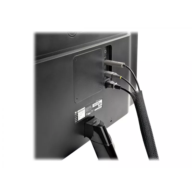 StarTech.com guaina cavi 3 m con chiusura a strappo - accorciabile - custodia cavi ad alta resistenza - 3 cm di diametro - guaina in rete - gestione cavi /