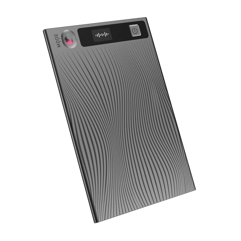 Registratore vocale Mobvoi TicNote grigio con 16 GB di memoria, compatto dittafono digitale