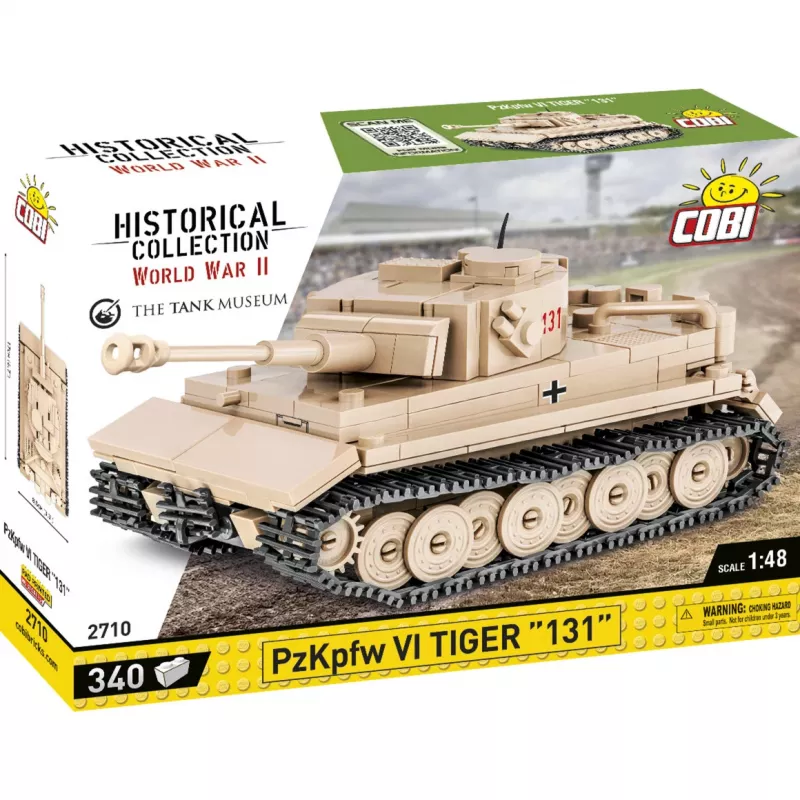 Cobi scala 1:48 PzKpfw VI Tiger 131 kit di montaggio