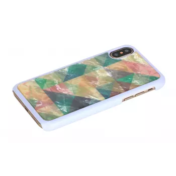 Custodia protettiva iKins per iPhone XS/S Mosaik bianco