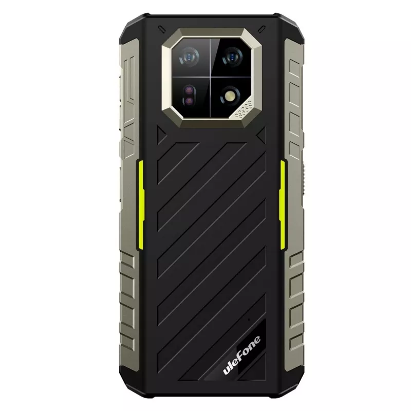 Smartphone robusto UleFone Armor 22 4G, 9 GB RAM, 128 GB memoria, IP69K, verde