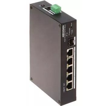 Switch managed Hikvision DS-3T1306P-SI/HS L2 PoE 5 porte 10/100