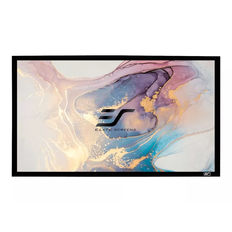 Elite Screens | Serie SableFrame | ER120WH1 | Diagonale 120 pollici | 16:9 | Larghezza schermo (B) 266 cm | nero