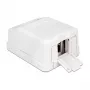 Custodia elettrica DeLOCK 86235 bianco larghezza 65 mm profondità 47 mm altezza 29 mm