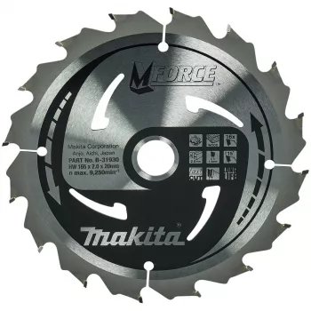 Makita M-Force - lama circolare - per legno - 165 mm - 16 denti (B-31930)
