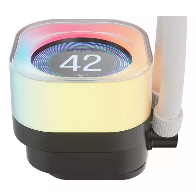 Raffreddatore a liquido all-in-one Corsair iCUE LINK TITAN 360 RX LCD 12 cm, bianco