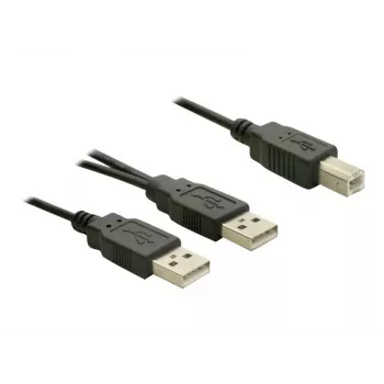 Cavo USB DeLOCK USB-B/USB-A 1 m nero