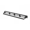 Patch panel 1U LANBERG PPUA-1024-B, 24 porte, Cat6a, U/UTP, rack 1U, profondità 102 mm, metallo, nero