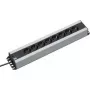 Prolunga di alimentazione Bachmann 300.002 2 m 12 prese AC nero grigio