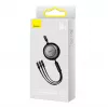 Baseus CAMJ010101 Bright Mirror 2 Series cavo USB 3 in 1, 66 W, 1 m, nero