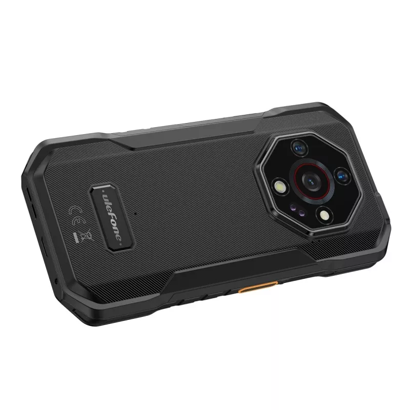 Ulefone Armor X32 UF-AX32/BK smartphone, 5,65 pollici, 6 GB RAM, 128 GB, Android 14, 5500 mAh, Future Black