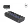 DeLOCK 64326 hub interfaccia USB 3.2 Gen 2 (3.1 Gen 2) Type-C 10000 Mbit/s nero
