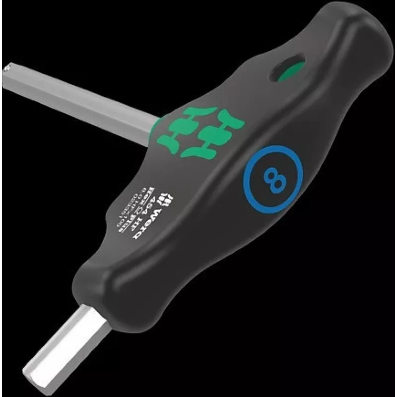 Wera Bicycle Set 6 Set di chiavi a T, 10 pezzi, in custodia (05004174001)