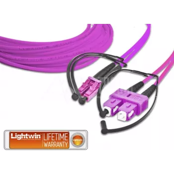 Cavo in fibra ottica Lightwin LDP-50 LC-SC 2.0 OM4 2 m viola (LDP-50 LC-SC 2.0 OM4)