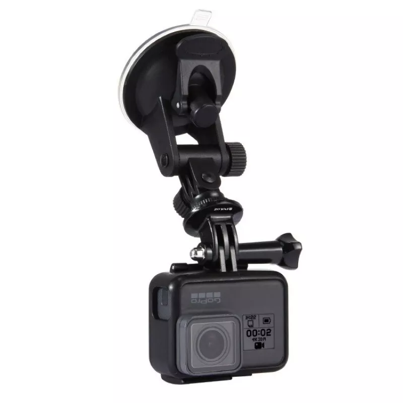 Puluz supporto per parabrezza auto per action cam (incl. Osmo Action 5 Pro, Insta360 X5)