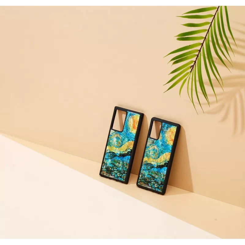 Custodia protettiva iKins per Samsung Galaxy Note 20 Ultra — design notte stellata nero