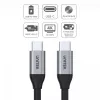 Cavo dati e di ricarica USB-C a USB-C Unitek C14082ABK 1 m, USB 3.2 Gen 2 (10 Gbit/s), 100 W PD, nero