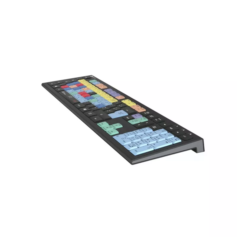 Tastiera Logickeyboard LKB-CBASE-A2PC-FR universale USB AZERTY francese nera