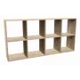 Top E Shop MALAX 2X4 SONOMA libreria per soggiorno