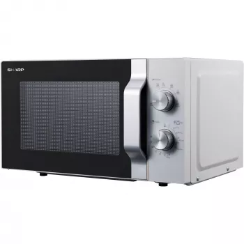 Sharp R204WA microonde argento, bianco microonde solo piano di lavoro 20 l 800 W