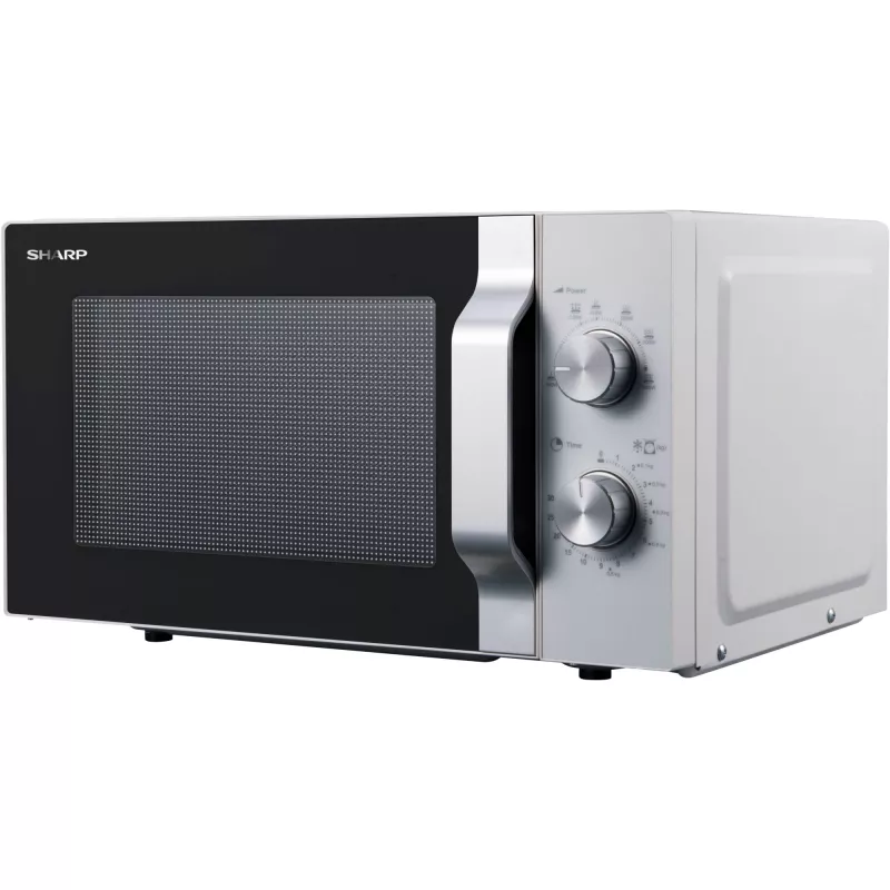 Sharp R204WA microonde argento, bianco microonde solo piano di lavoro 20 l 800 W