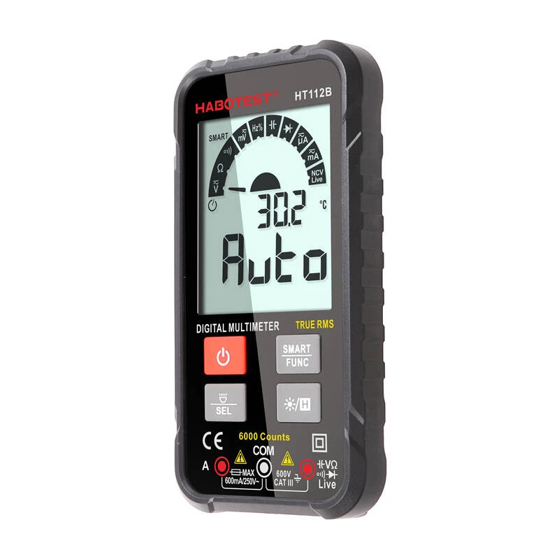 Multimetro universale digitale True RMS Habotest HT112B