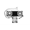 EK Water Blocks EK-Quantum Impulse 120 D-RGB PWM ventola per case, 120 mm, nera