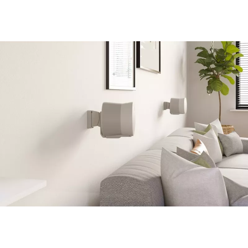 Supporto da parete Vogels | Supporto da parete per diffusore per Sonos Era 300 | Inclinabile, orientabile | Portata massima 7 kg | Bianco