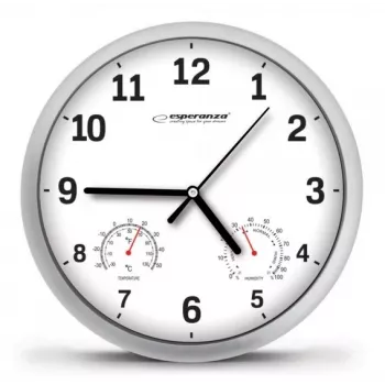 Esperanza EHC016W orologio da parete/da tavolo al quarzo rotondo bianco