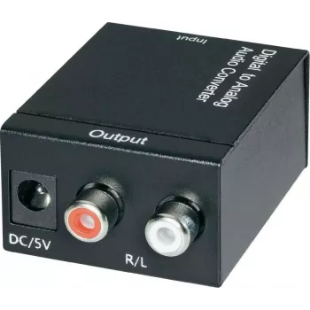Convertitore AV SpeaKa Professional 989149 — da Toslink (ottico) a RCA adattatore audio digitale