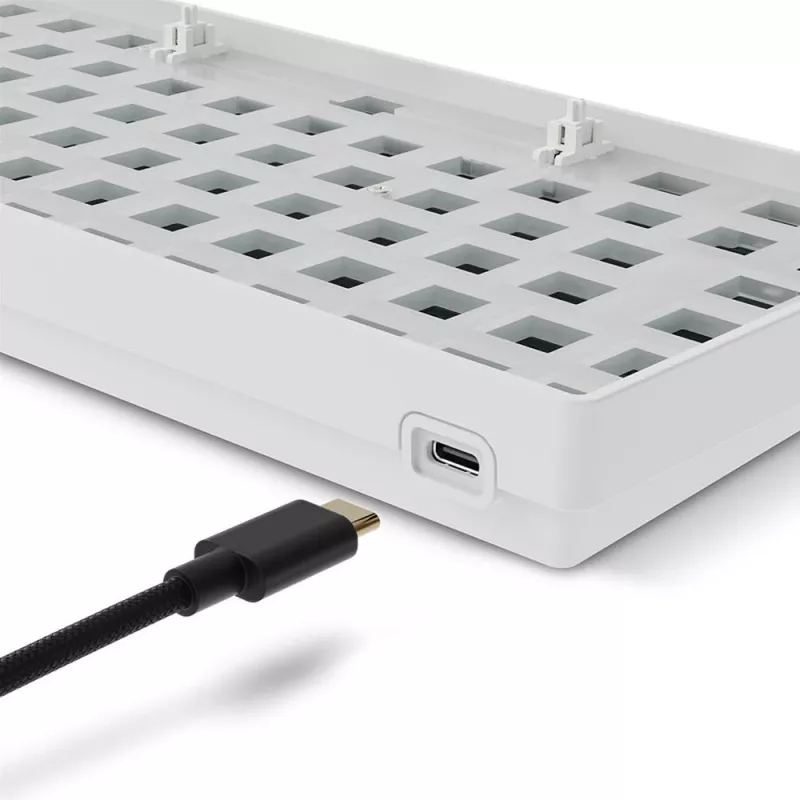 Sharkoon SKILLER SGK50 S2 White Barebone Tastiera kit