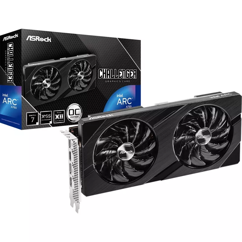 Scheda grafica ASRock Challenger D Intel Arc A750 8GB OC