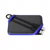 Disco rigido esterno Silicon Power A62S 2TB, USB Type-A 3.2 Gen 1, blu/nero