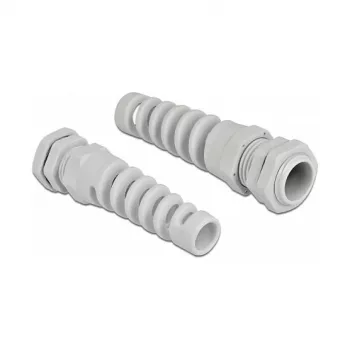 Pressacavo DeLOCK 60344 grigio plastica 1 pz.