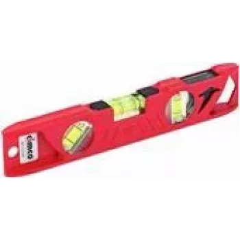 Livella Cimco 211528 0,25 m rosso larghezza 250 mm profondità 45 mm altezza 19 mm