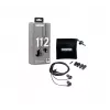 Cuffie in-ear con filo Shure SE112-GR per chiamate/musica, nero, grigio