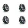 Tappi filettati BitsPower G1/4 (4 pz.) — serie Artemis, nero opaco