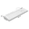 Tastiera con filo Hama CK-200 USB bianco