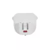 Akyga AK-CH-31 caricabatterie USB GaN piatto 65 W, USB-C PD + USB-A, bianco