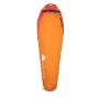 Sacco a pelo Volven VOLVEN TRAVELLER Right arancione – a mummia, zip a destra, monoposto