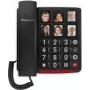 Telefono con filo a tasti grandi AMPLICOM BigTel 40 plus – grande display, tasti di selezione rapida con foto