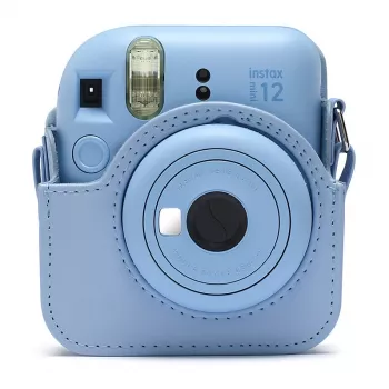 Fujifilm Instax - borsa per fotocamera - similpelle - azzurro pastello - per Instax Mini 12 (70100157188)