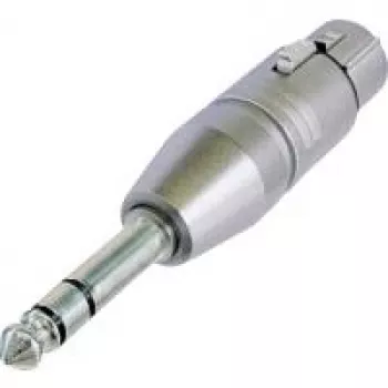 Neutrik NA3FP - adattatore audio - XLR3 (F) su jack stereo (M) (NA3FP)