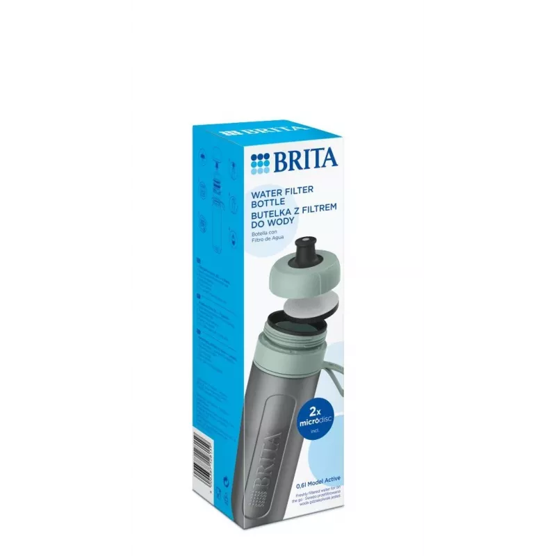 Borraccia filtrante Brita Sports Active verde scuro, verde