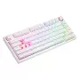 SAVIO PHENIX WHITE tastiera meccanica wireless, Gateron Red Pro, ABS