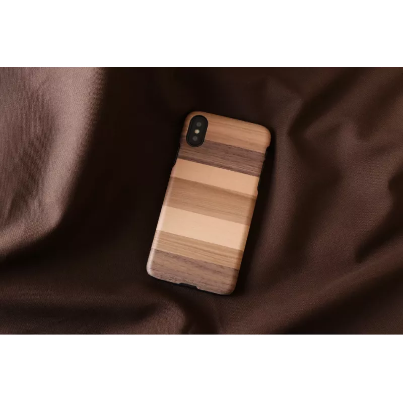 Custodia per smartphone man and wood per iPhone X/XS — custodia protettiva nera